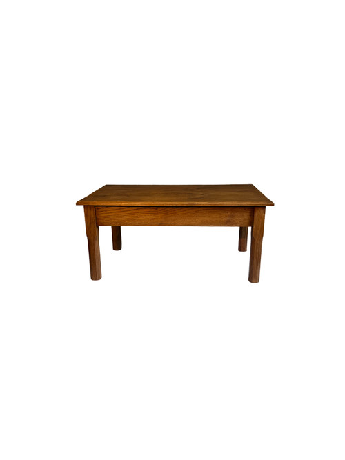 Low chestnut coffee table 1900