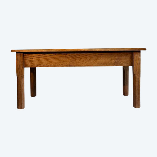 Low chestnut coffee table 1900