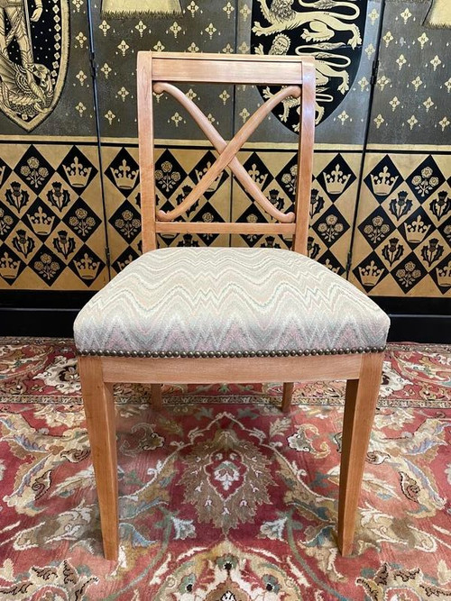 Set of 9 Louis XVI-Directoire style chairs