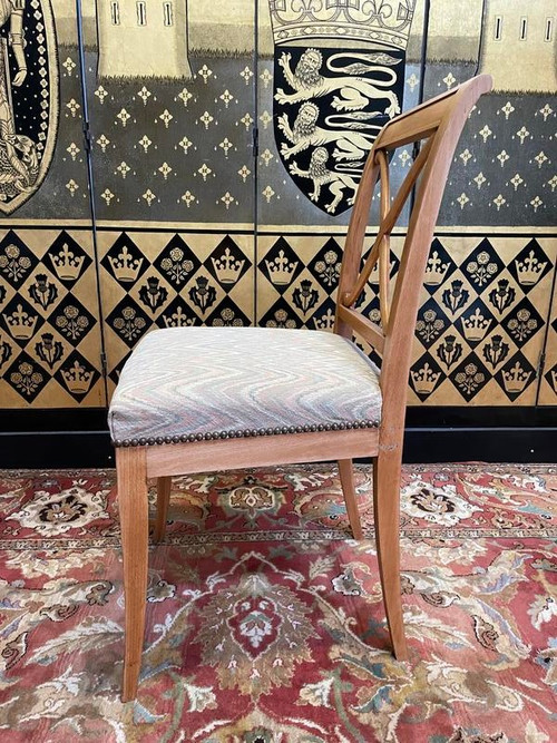 Set of 9 Louis XVI-Directoire style chairs