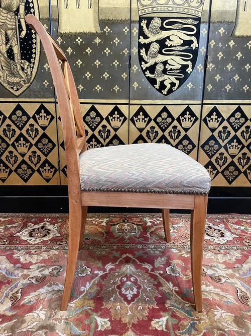 Set of 9 Louis XVI-Directoire style chairs