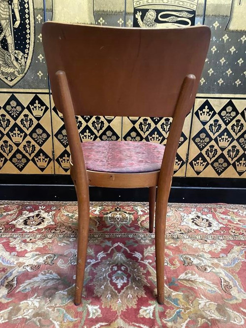 Suite de 9 chaises de bistrot Baumann 