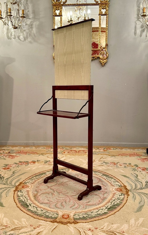 Louis XVI Period Mahogany Fire Screen Circa 1780