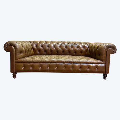 Chesterfield-Ledersofa