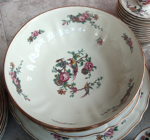 Antico servizio da tavola Limoges Bernardaud 143 pezzi Modello bengalese