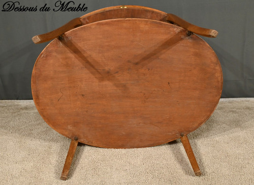 Table Guéridon en Acajou et Palissandre, Art Déco - 1930