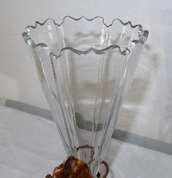 Paire de Vases en Cristal, époque Art Nouveau – 1900