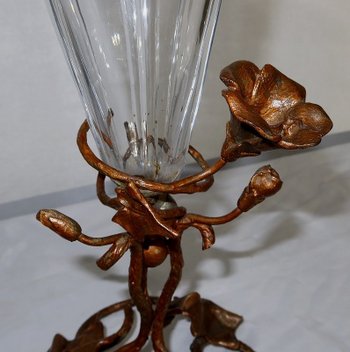 Paire de Vases en Cristal, époque Art Nouveau – 1900