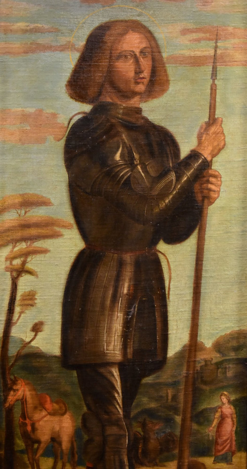 Saint George, Follower Of Cima Da Conegliano  (conegliano C. 1449 - Conegliano C. 1517)