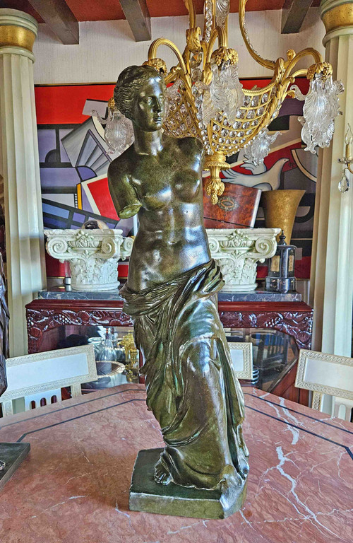 Venus De Milo with Bronze Patina Height 87 Cm