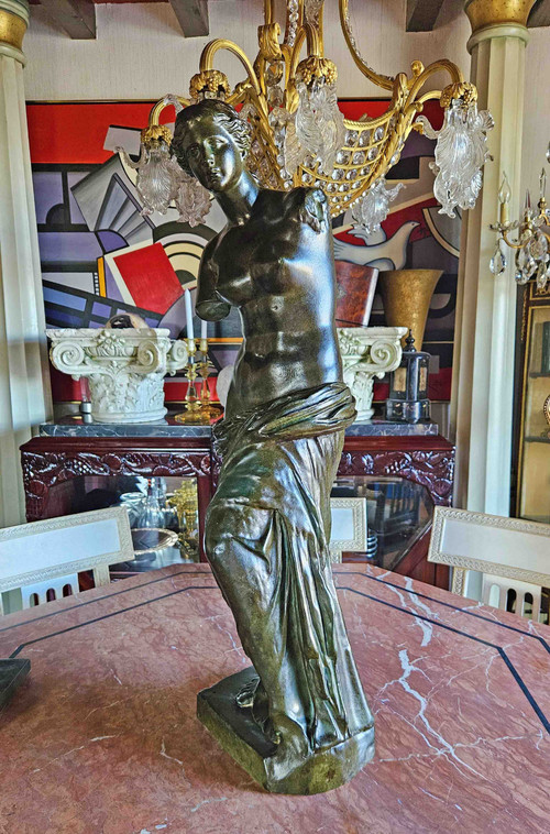 Venus De Milo with Bronze Patina Height 87 Cm