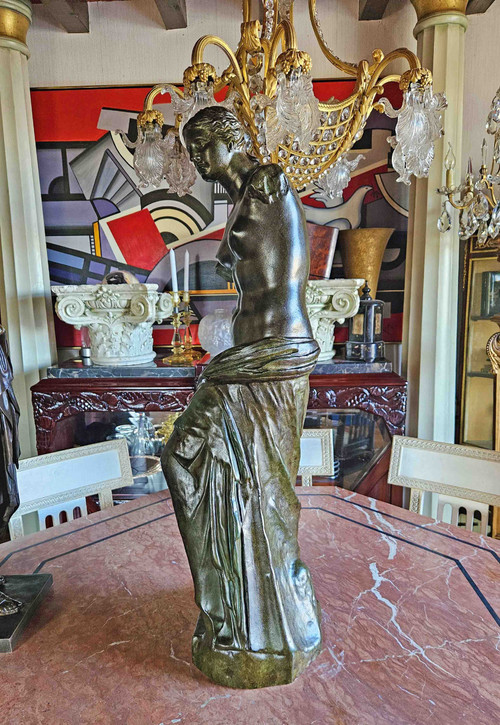 Venus De Milo with Bronze Patina Height 87 Cm