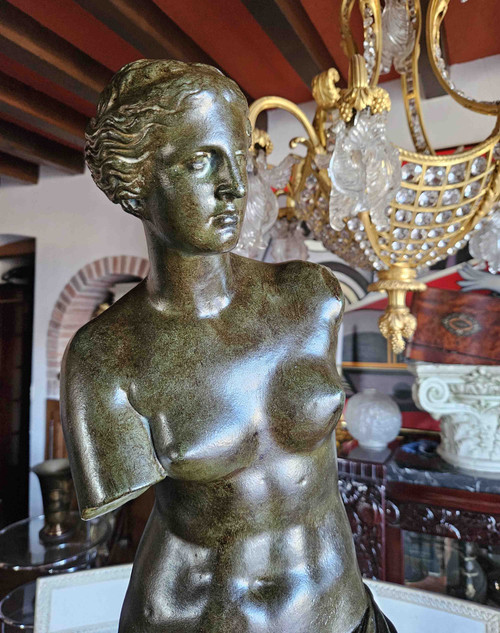 Venus De Milo with Bronze Patina Height 87 Cm