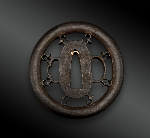 TSUBA Maru Gata - Japon - Période Edo (1603-1868)