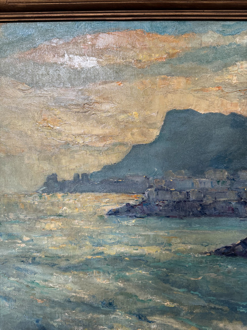 Jan Jacob Ten Kate II (1883- 1969) Baia di Monaco, Monte Carlo, 1930 circa