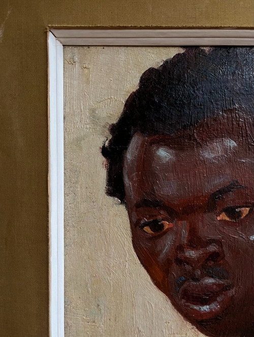 Alexandre Jacovleff (1887–1938), portrait of a Young African Man, 1925