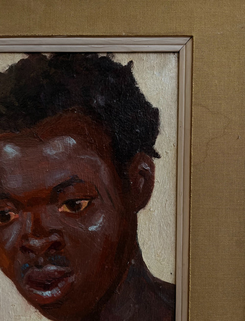 Alexandre Jacovleff (1887–1938), portrait of a Young African Man, 1925