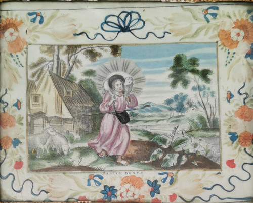 Gouache on 18th century vellum