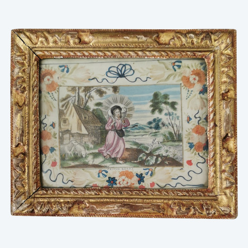 Gouache on 18th century vellum