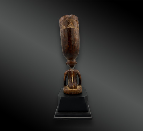 COUPE CARIATIDE - Culture Chokwé, Angola - Première moitié du XXème siècle 