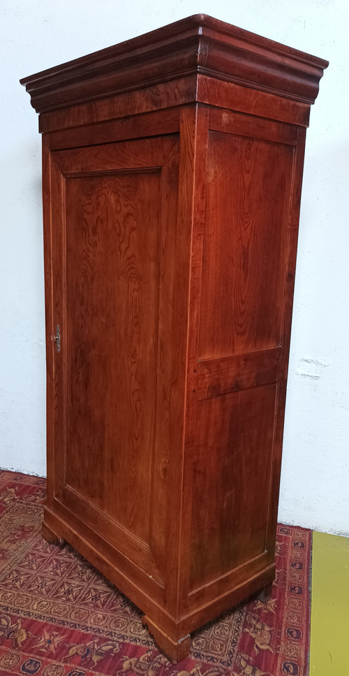 Bonnetière armoire 1 porte Louis Philippe en chêne