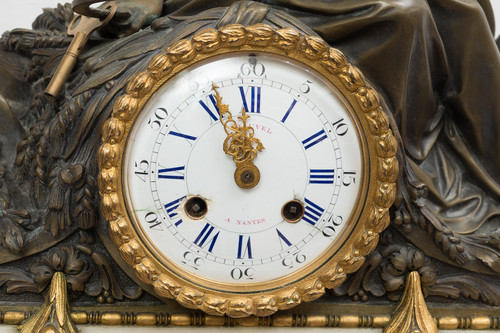 Antico Orologio Napoleone III Francese, Epoca XIX Secolo.