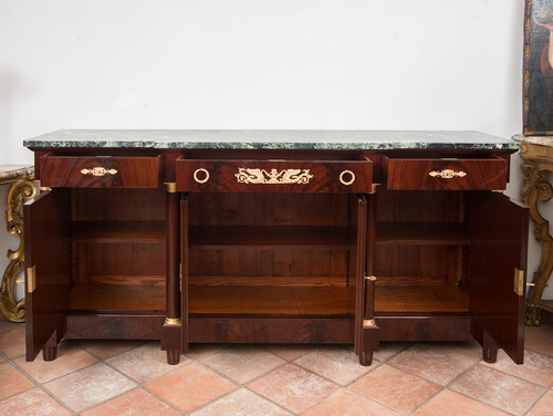 Antique French Empire Style Sideboard, Early 20th Century.