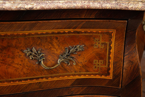 Commode Ancienne Napolitaine (ITALY) Louis XV Epoque XVIIIème Siècle.