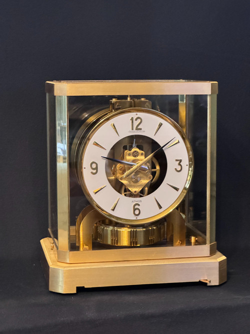 JAEGER-LECOULTRE ATMOS clock in gilded brass