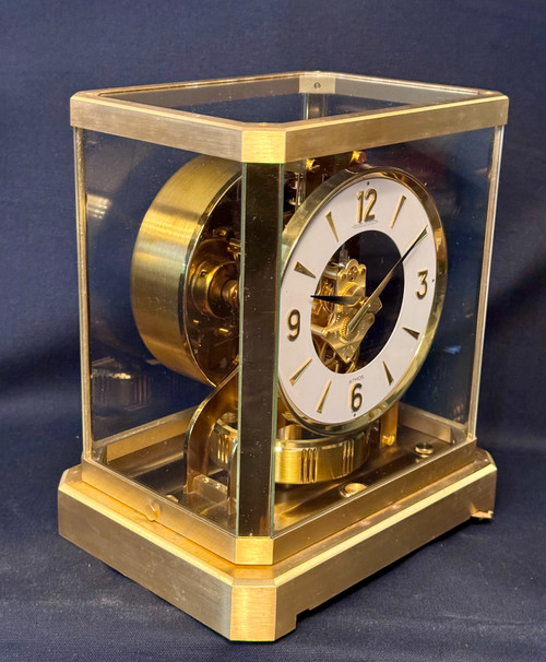 JAEGER-LECOULTRE ATMOS clock in gilded brass