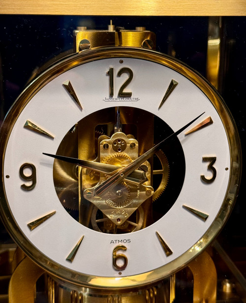 JAEGER-LECOULTRE ATMOS clock in gilded brass