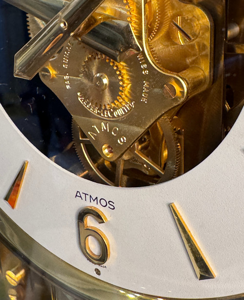 JAEGER-LECOULTRE ATMOS clock in gilded brass