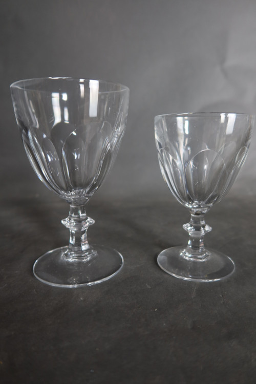 Service de verres en cristal