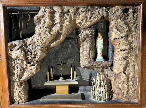 Large Diorama of the Grotto of Lourdes - 19th Century