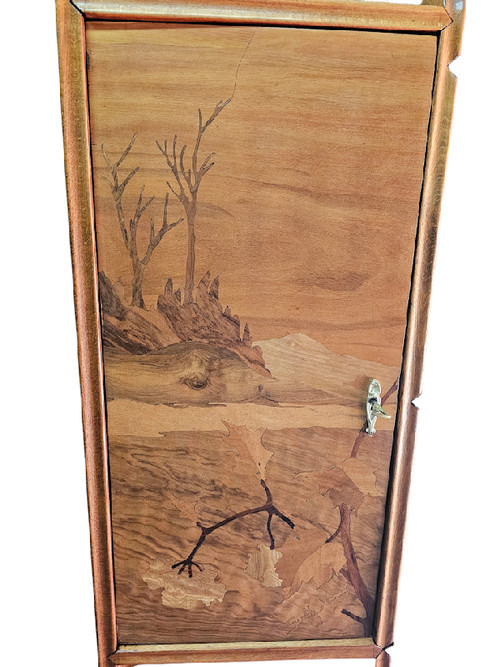 Paul Guth Presentation Cabinet "Lake Landscape"