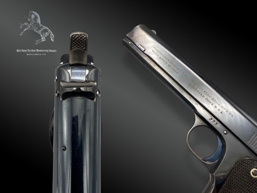 Pistolet Colt 38 automatique, 1er type, dit « modèle 1900 » Etats-Unis – Brevet 1897