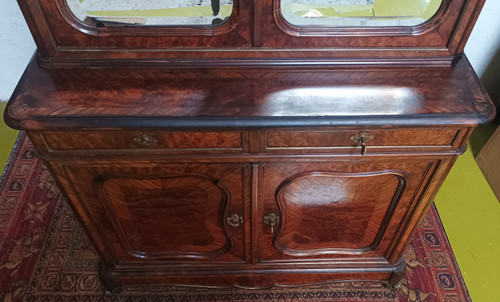 Napoleon III sideboard in burr walnut