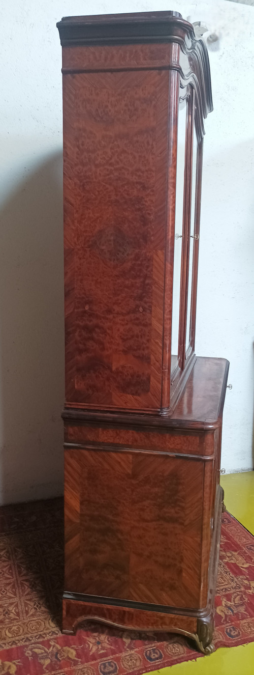 Napoleon III sideboard in burr walnut