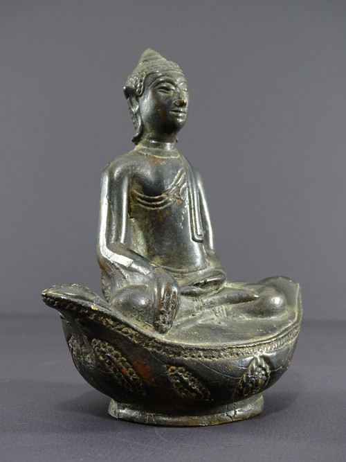 Thailand, Early 20th Century, Superb Sukhothai Style Bronze Buddha.