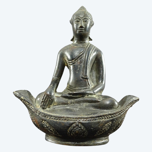 Thailand, Early 20th Century, Superb Sukhothai Style Bronze Buddha.