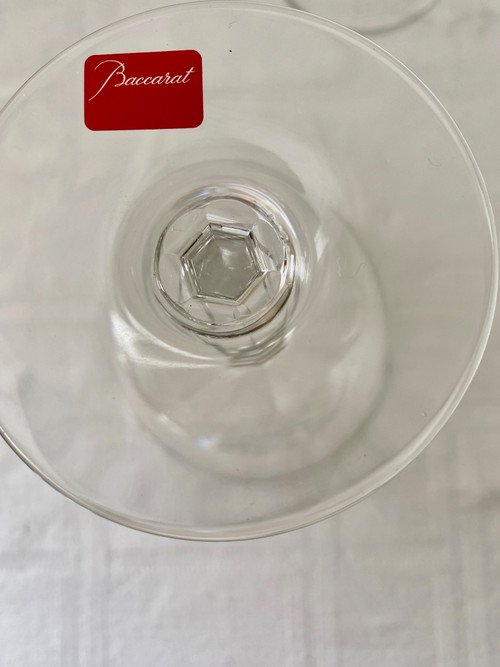 12 Baccarat Champagne glasses Genova model