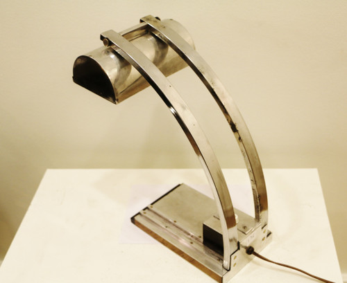 1930s Art Deco Desk Lamp In The Spirit Of Le Chevallier And Koechlin