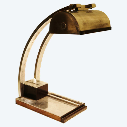 1930s Art Deco Desk Lamp In The Spirit Of Le Chevallier And Koechlin