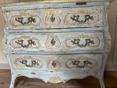 Commode tombeau louis XV datant de la fin du 19 e siècle 