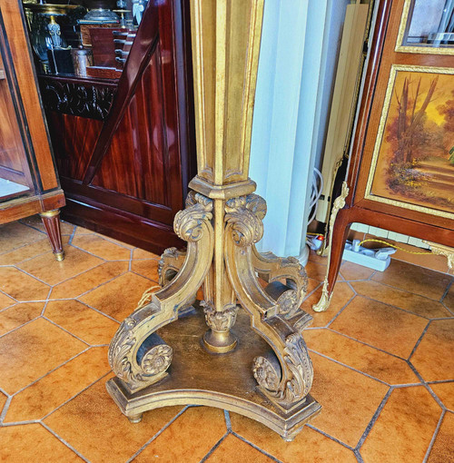 Grande Torchère St Louis XIV à 6 Lumières Ht 213 Cm