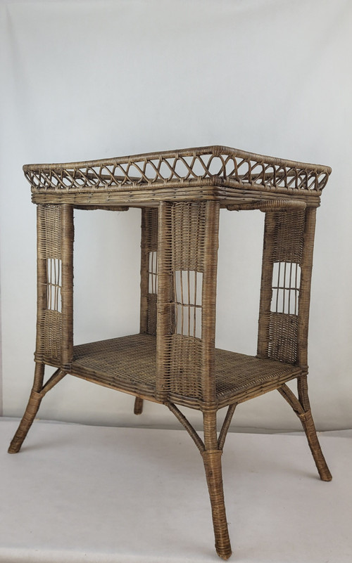 Wicker & rattan sideboard circa 1900.