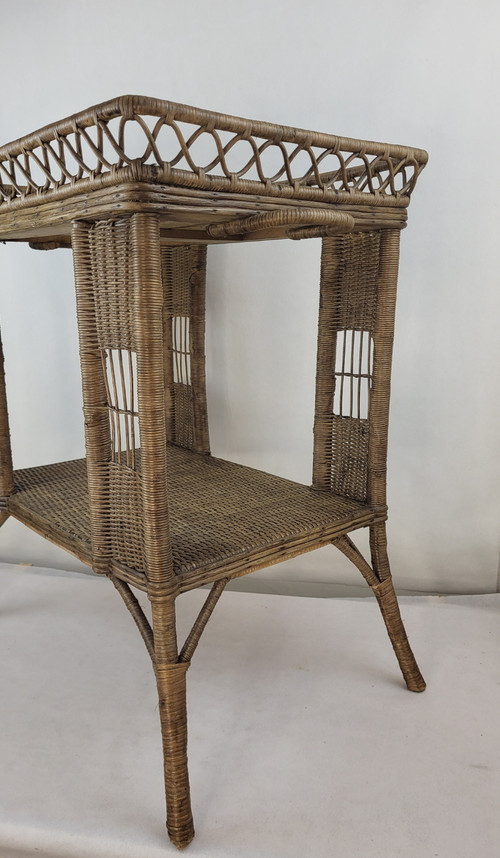 Wicker & rattan sideboard circa 1900.