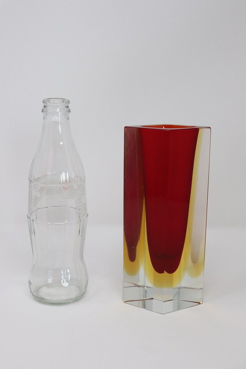 artistic vase, 1970s Murano glass