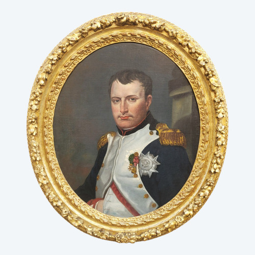 Portrait De l'Empereur Napoléon Ier, Oil on canvas, 19th century