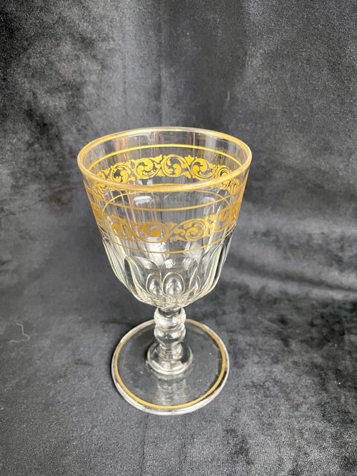 Set of 2 Baccarat Glasses Médicis Model - 1890